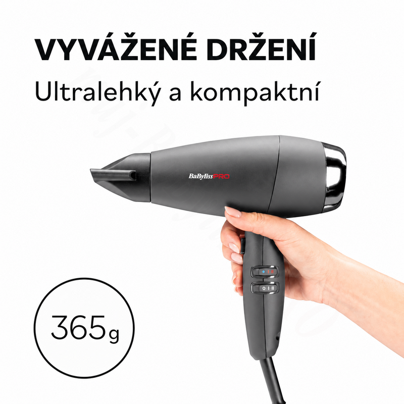 BaByliss PRO Fén na vlasy Evoluto BAB6985E