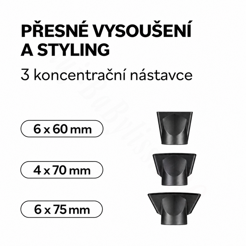 BaByliss PRO Fén na vlasy PODEROSO BAB7550E