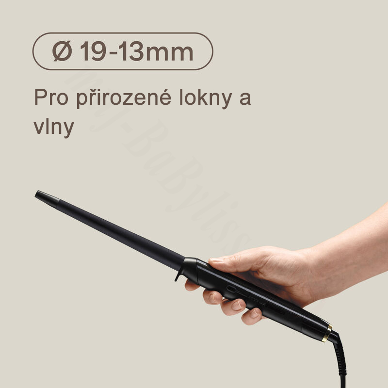 BaByliss PRO Kónická kulma na vlasy BAB2480 Ø13-19 mm