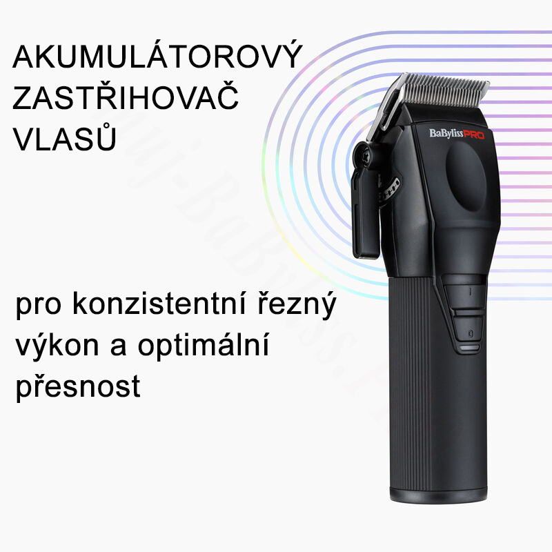 BaByliss PRO Profesionální zastřihovač vlasů FRESHFX FX86E