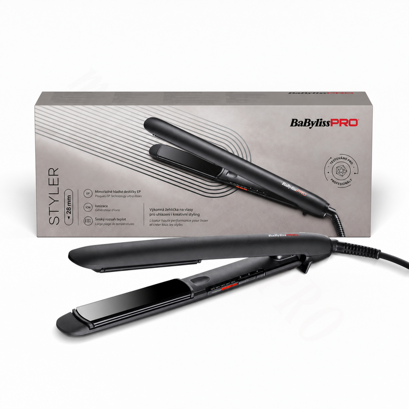 BaByliss PRO Žehlička na vlasy BAB3020E Styler 28 mm